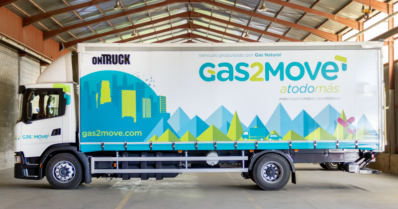 Ontruck y Gas2Move apuestan por camiones de gas natural para reducir las emisiones de CO2 en Madrid
